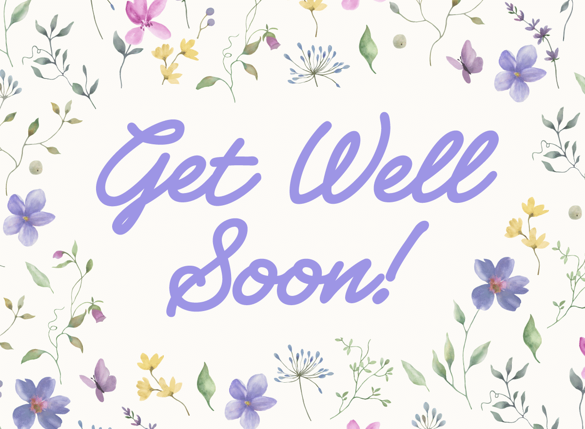 Get Well Soon card